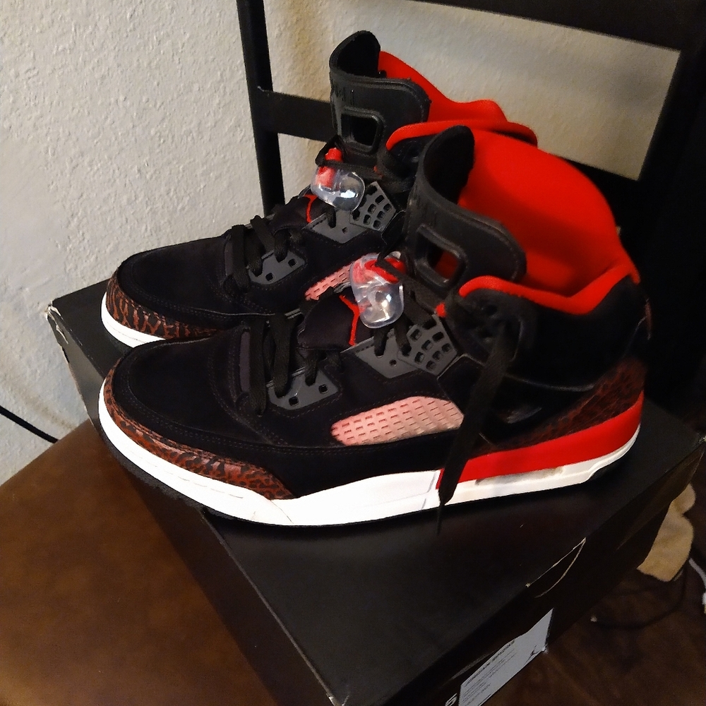 Air jordans retro "Spiz'ikes" Bred men's+ shoe G.
